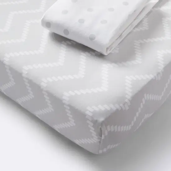 Crib Bedding Set - Gray - 4pc - Cloud Island&trade; image {2}