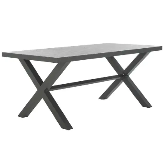 Core Dining Table - Indoor/Outdoor - PAT4053 - Grey - Safavieh image {3}