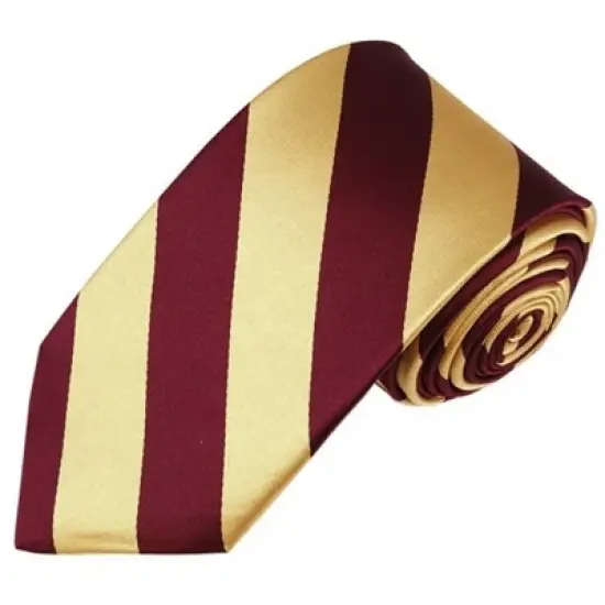 Men's 2.75 W And 58 L Inch With 0.75 Inch Stripe Width College Stripe Slim Woven Necktie image {31}