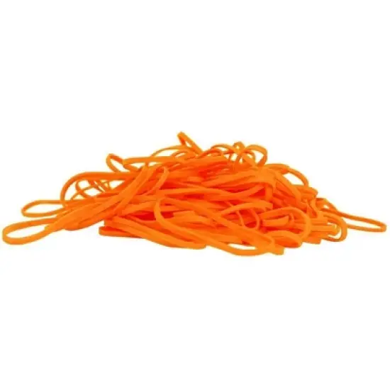 JAM Paper 100pk Colorful Rubber Bands - Size 33 - Orange image {1}