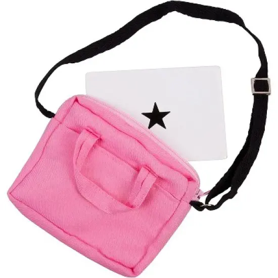 Dress Along Dolly Metal Laptop Computer with Carrying Bag for American Girl Doll image {2}