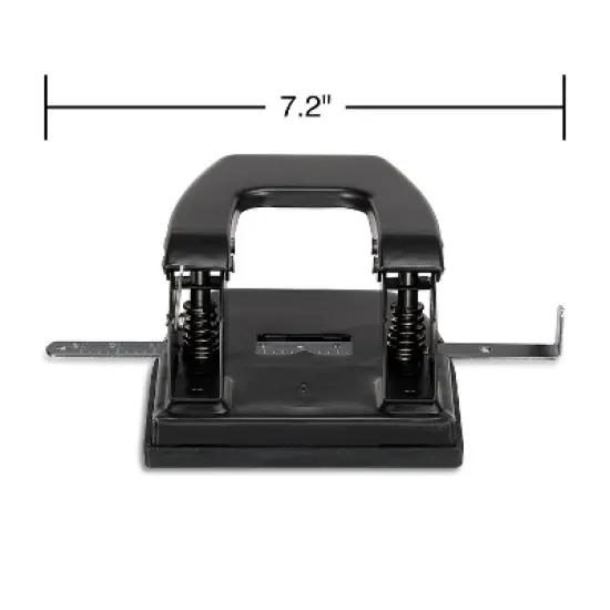 MyOfficeInnovations 2-Hole Punch 28 Sheet Capacity Black (26637-CC) 799825 image {3}