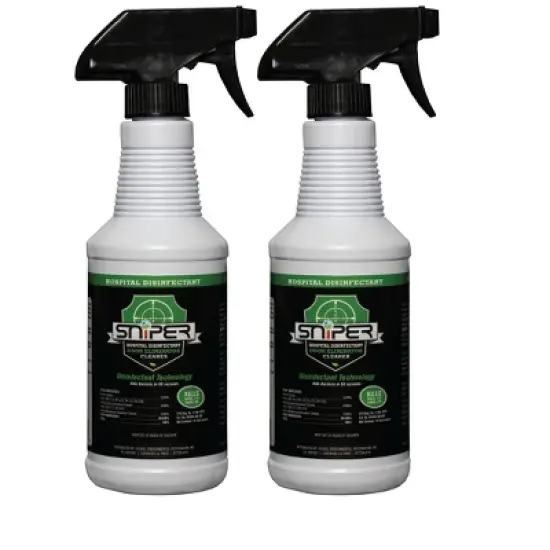 SNiPER Hospital Disinfectant, Odor Eliminator & All-Purpose Cleaner, 16 Fluid Ounce Spray image {4}