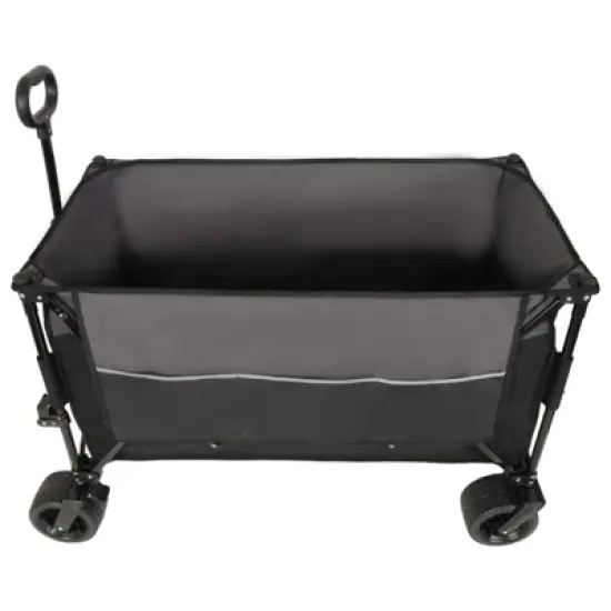 FATMOON Heavy-Duty Folding Wagon Cart 480lbs Capacity - All-Terrain 7" Wheels with Brakes & Side Pockets for Camping,Beach,Picnic Outdoor image {12}