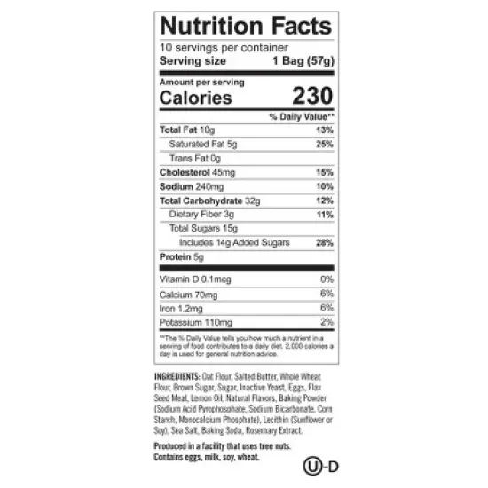 Munchkin Milkmakers Lactation Cookie Bites - Lemon - 20oz/10ct image {5}