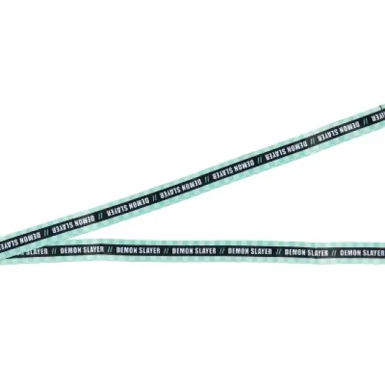 Demon Slayer Lanyard ID Badge Holder Tanjiro Checkered Pattern Sublimated Strap Lanyard image {2}