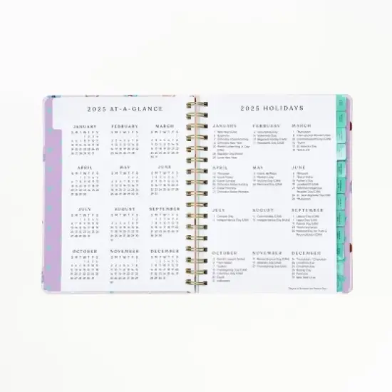 Be Rooted Be Rooted 7"x9" Academic Planner 2025 - 26 All Over Print Purple image {3}