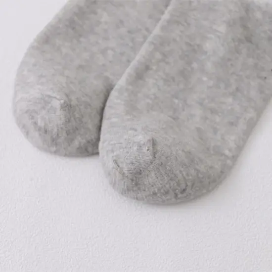 Anna-Kaci Women's Cat Face Grip Socks with Paw Print Anti-Slip Sole Soft Knit Ankle Socks for Home or Yoga 3-Pack image {6}