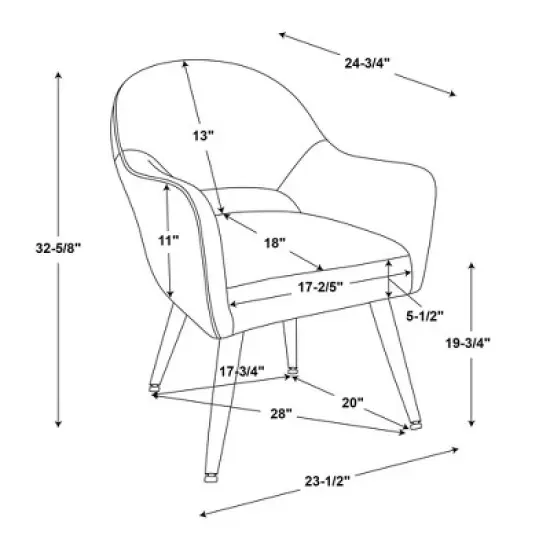 Serena Dining Chair - Linon image {10}