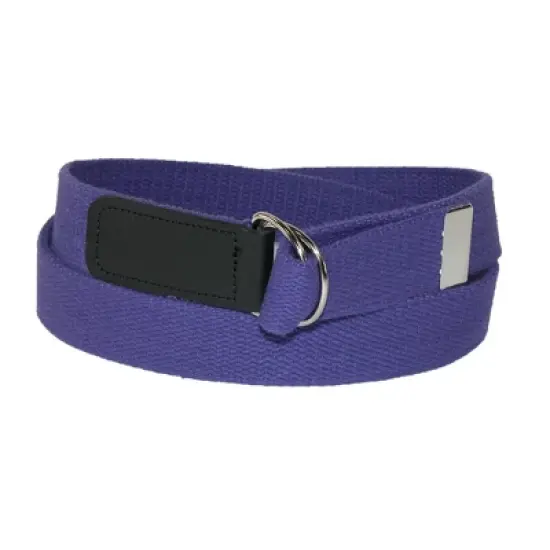 CTM Cotton Web Belt with Double D Ring Buckle image {3}