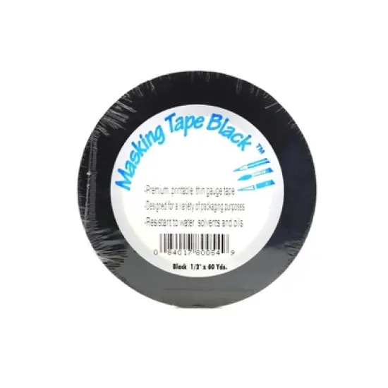 Pro Tapes Black Masking Tape, 60 Yd. Rolls image {3}