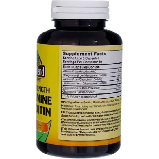 Nature's Blend 8041 Glucosamine/Chondroitin Maximum Strength image {3}