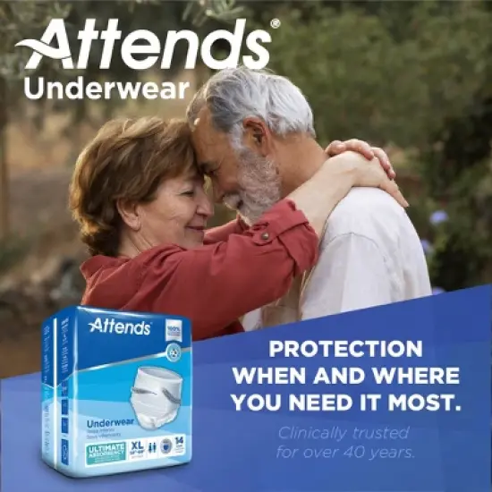 Attends Advanced Super Plus Unisex Protective Underwear with Tear Away Seams image {3}
