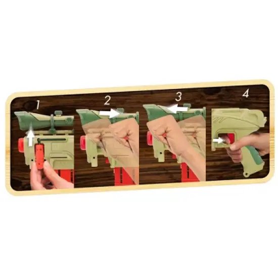 Lanard Huntsman: Huntsman 50 - Beige & Green, Toy Foam Dart Blaster, 6+ image {2}