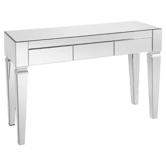 Darla Contemporary Mirrored Console Table - Aiden Lane image {4}