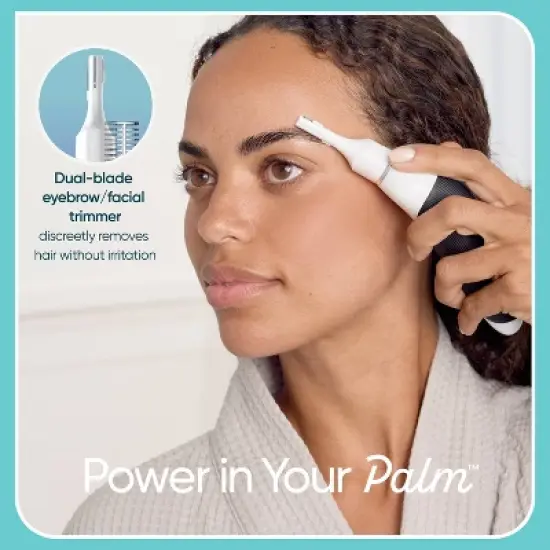 Conair Girlbomb Wet and Dry Cordless Rechargeable Foil Body Shaver with Facial,Eyebrow and Bikini Trimmer Attachments Set - 5pc image {5}