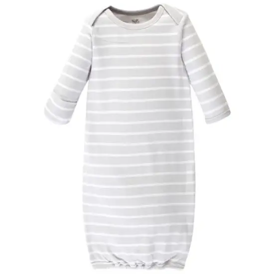Touched by Nature Baby Organic Cotton Long-Sleeve Gowns 3pk, Safari image {2}