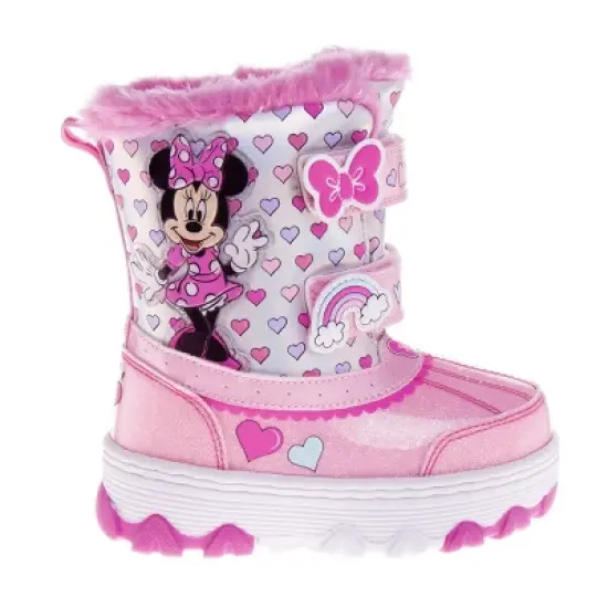Disney Minnie Mouse Girls Snowboots. (Toddler/Little Kids) image {4}