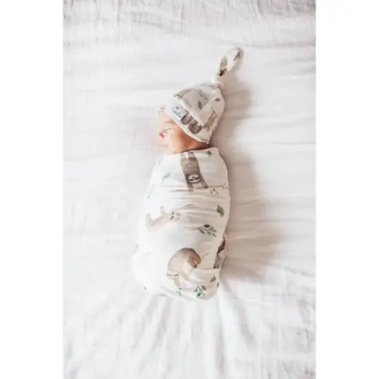Copper Pearl Knit Swaddle Blanket image {1}