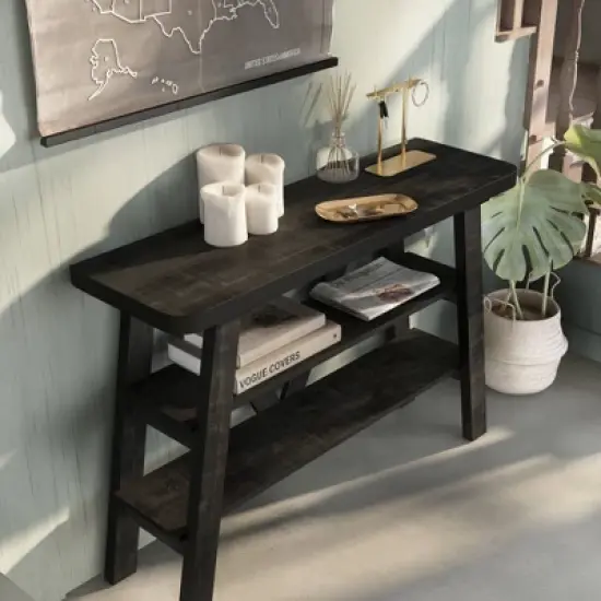 New Riverton Open Shelf Console Table - miBasics image {3}