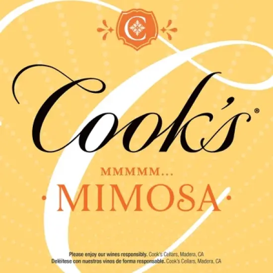 Cook's Mango Mimosa California Sparkling White Wine - 750ml Bottle image {8}