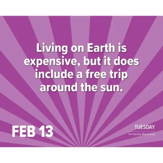 Willow Creek Press 2024 Daily Desk Calendar 5.2"x6.2" One-Liners image {2}