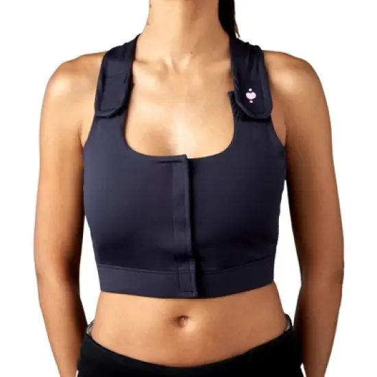 heart&core Serena Bra, Post-Surgery Racerback Bra with Pockets image {2}