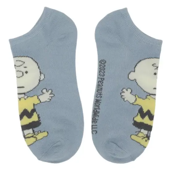 Peanuts Characters Women's 5-Pair Ankle Socks image {3}