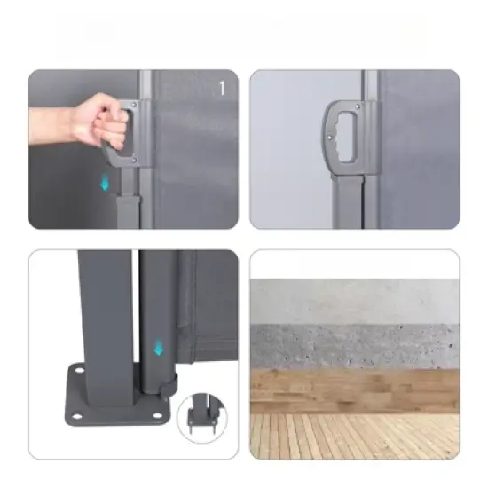 DSVIMOY Awnings, Retractable Side Screen Awning, Patio Privacy Screen for Garden, Balcon image {3}