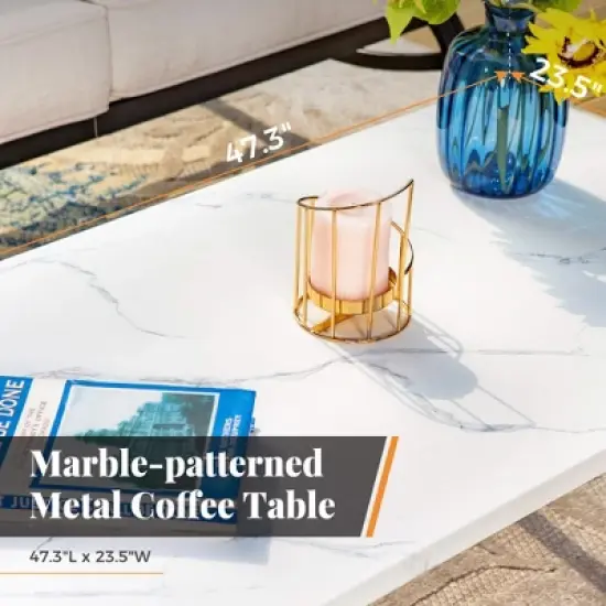 Captiva Designs 6pc Metal Patio Furniture Conversation Set with Swivel Chairs and Ottomans for Garden Porch Backyard image {4}