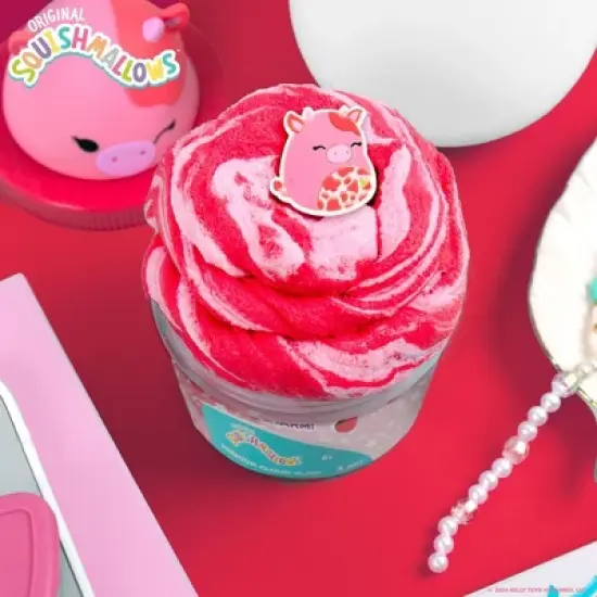 Squishmallows Slime Jar Top Calynda Strawberry Scented Slimes and Putties image {2}