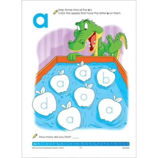 School Zone Alphabet 64-Page Workbook - (Paperback) image {3}