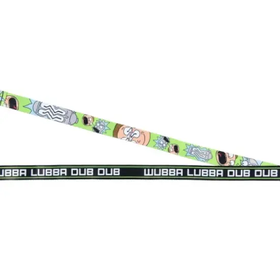 Rick And Morty Wubba Wubba Lanyard with ID Holder Rubber Charm and Sticker image {2}