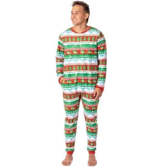 National Lampoon's Christmas Vacation Mens' Movie Film Union Suit Multicolored image {3}