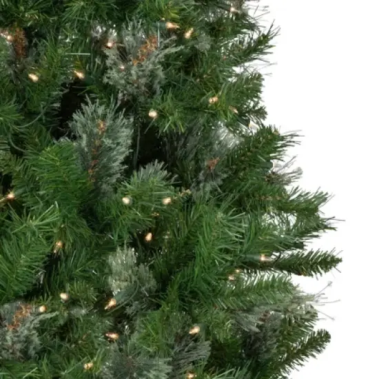 Northlight Pre-Lit Medium Mixed Cashmere Pine Artificial Christmas Tree - 6.5' - Clear Lights image {2}
