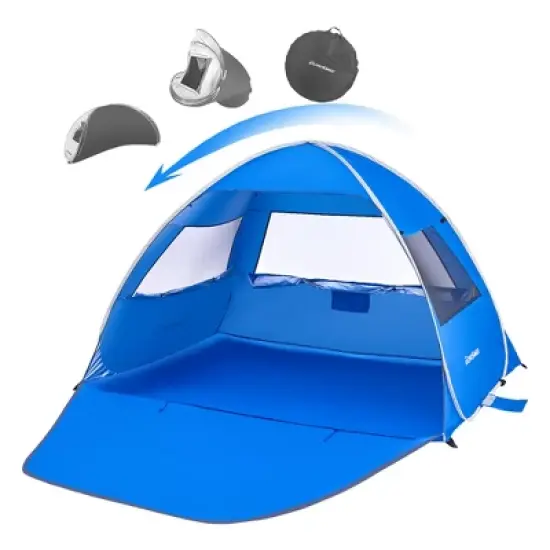 EchoSmile 4-Person Nylon Dome Tent image {11}
