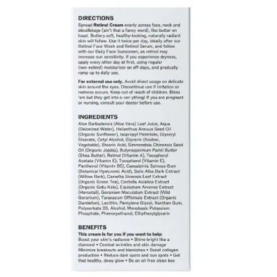 LilyAna Naturals Retinol Face Moisturizer - 1.7oz image {5}