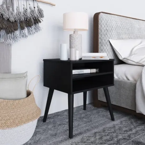 Valence Mid Century Modern Nightstand - Eco Dream image {4}