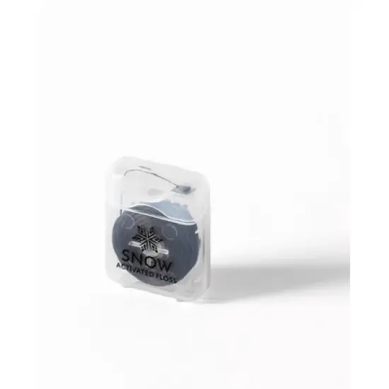 Snow Activated Charcoal Whitening Flosser - White - 156ft image {2}