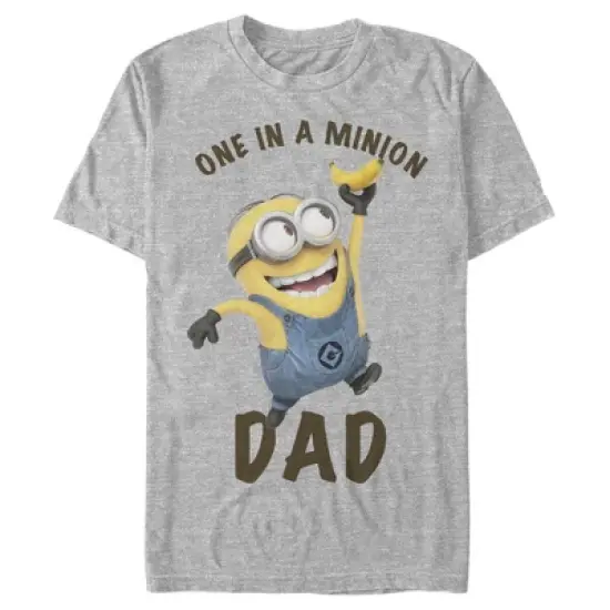 Men's Despicable Me Dave One in a Minion Dad T-Shirt image {4}