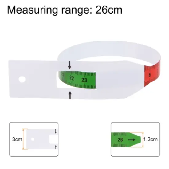 Unique Bargains Plastic Child Head Arm Circumference Measuring Tape image {1}