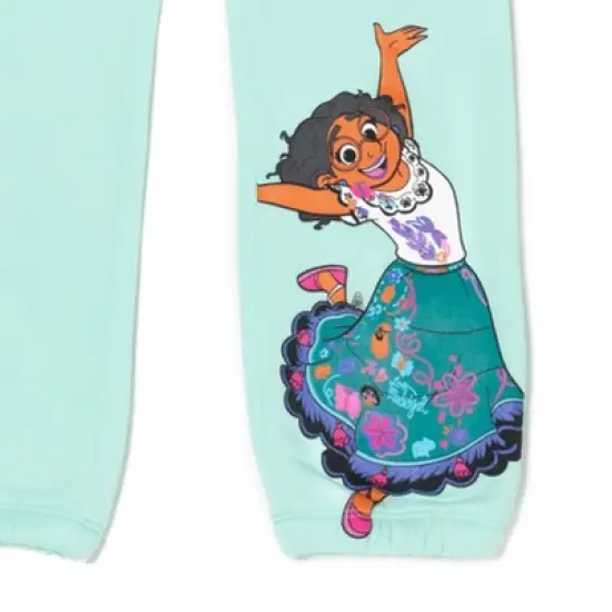 Disney Encanto Mirabel Girls Fleece 2 Pack Leggings Little Kid to Big Kid image {6}