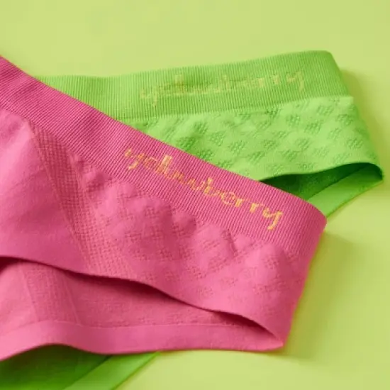 Yellowberry Girls 6pk Quality Seamless Hipster Underwear with Bonded Seam image {2}