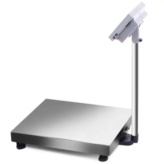 Costway 660lbs Weight Computing Digital Floor Platform Scale Postal Shipping Mailing image {7}