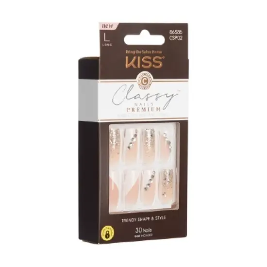 KISS Products Classy Fake Nails Premium - Gorgeous - 33ct image {6}
