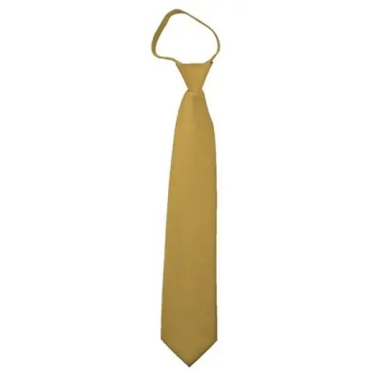 Men's Solid Color Zipper Neckties image {3}