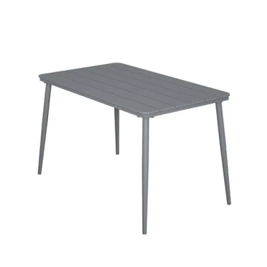 Novogratz April Steel Rectangular Indoor/Outdoor Dining Table 
 image {2}