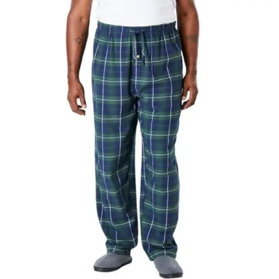 KingSize Men's Big & Tall Flannel Plaid Pajama Pants Pajama Bottoms image {1}