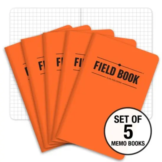 Elan Publishing Company Mini Field Book Set - Graph Text / Orange Cover image {6}