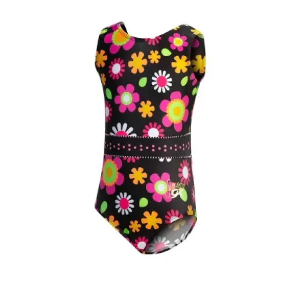 GK Elite Girls' Simone Biles Flower Power Leotard image {7}